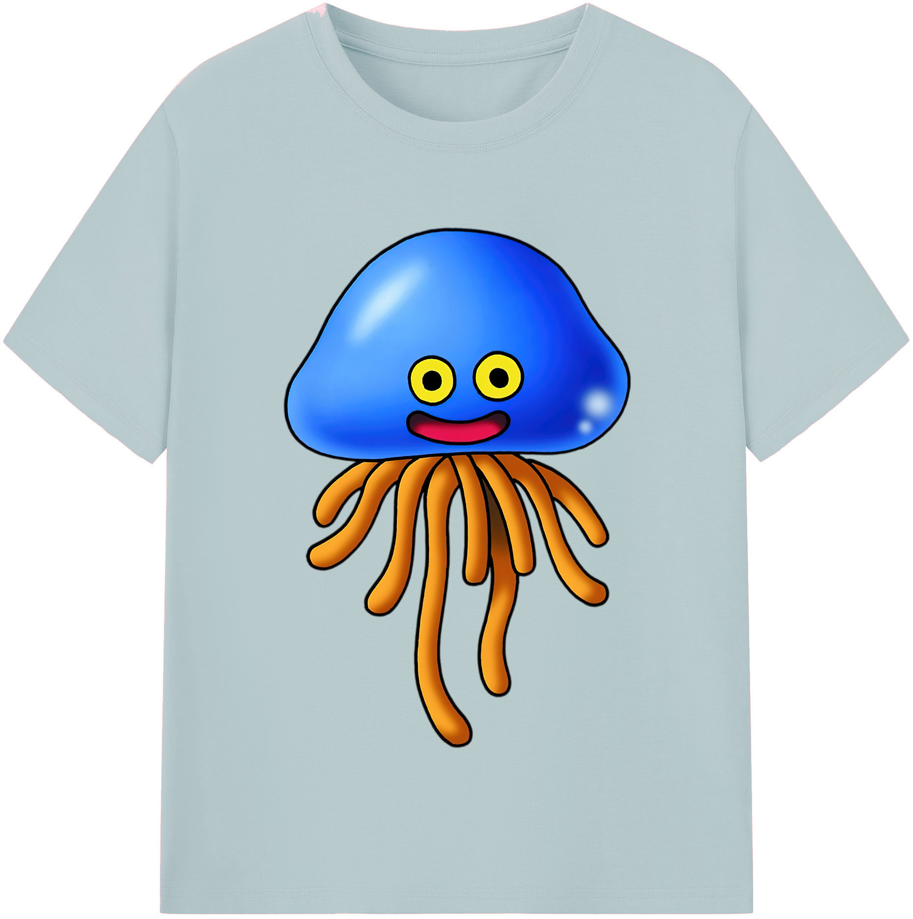 （画像用） ドラゴンクエスト Doragon Kuesuto Dragon Quest 綿100％半袖Tシャツ（フロントプリント）